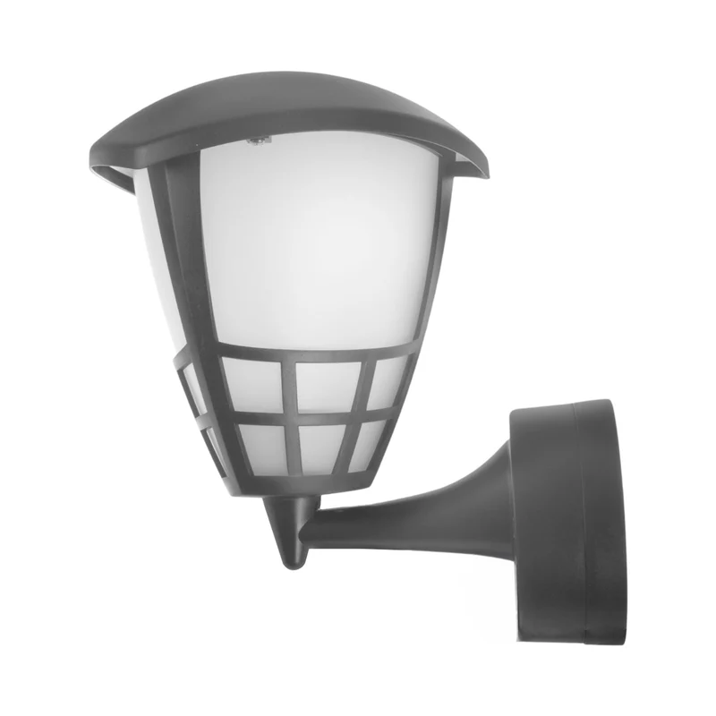 Wall lamp 1xE27 Maclean, max load 60W, IP65, grey color, MCE519 GR + LED filament bulb E27, 8W 230V Maclean Energy MCE268 WW warm white 3000K 1055lm retro decorative edison