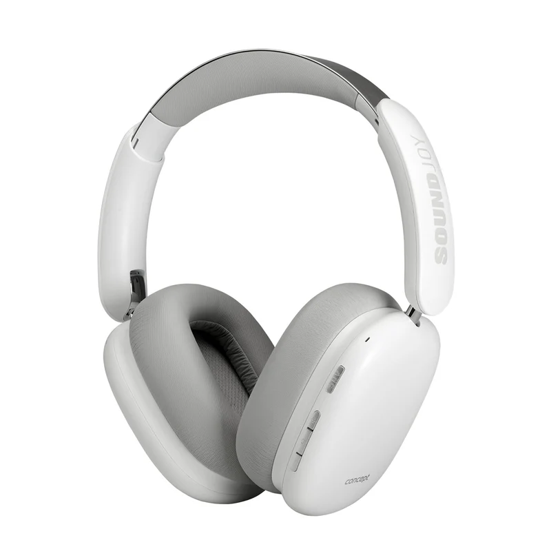 Concept SoundJoy wireless in-ear headphones, up to 70 hours playback time, Bluetooth 5.4, fast charging, active noise cancellation up to 33dB, white, HS4061