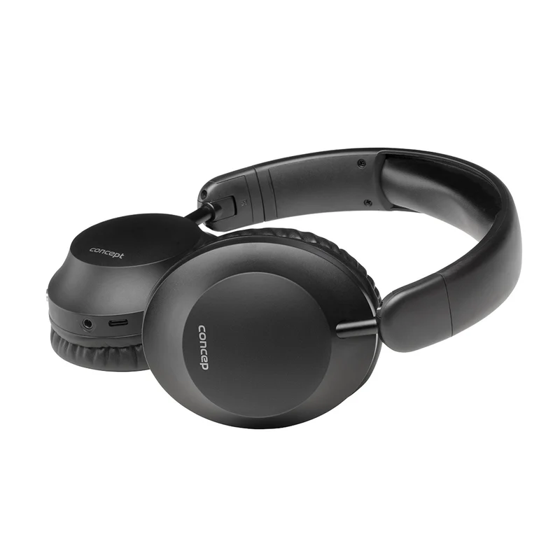 Concept SoundJoy wireless in-ear headphones, up to 45 hours playback time, Bluetooth 6.0, fast charging, active noise cancellation up to 18dB, black, HS4080