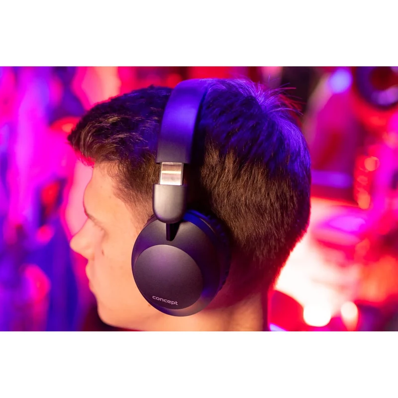 Concept SoundJoy wireless in-ear headphones, up to 45 hours playback time, Bluetooth 6.0, fast charging, active noise cancellation up to 18dB, black, HS4080