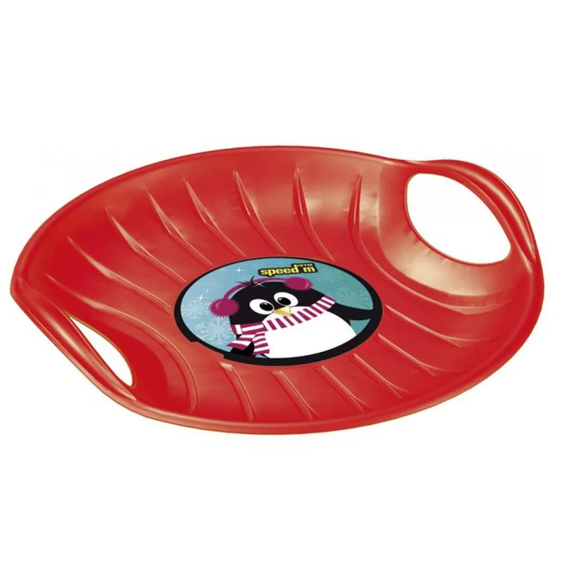Kids Round Slide Plastic Snow Sledge Large Super Spin Adults Winter Fun