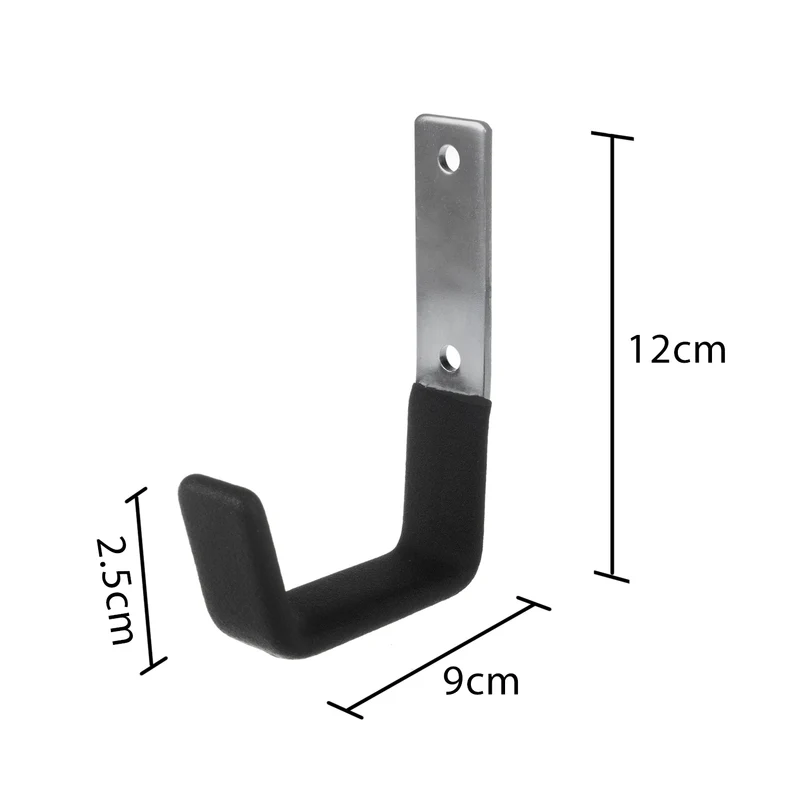 Maclean wall mount, for tires, wheels, ladder, bicycle, steel, max load 15kg, MC-435, 2 pieces