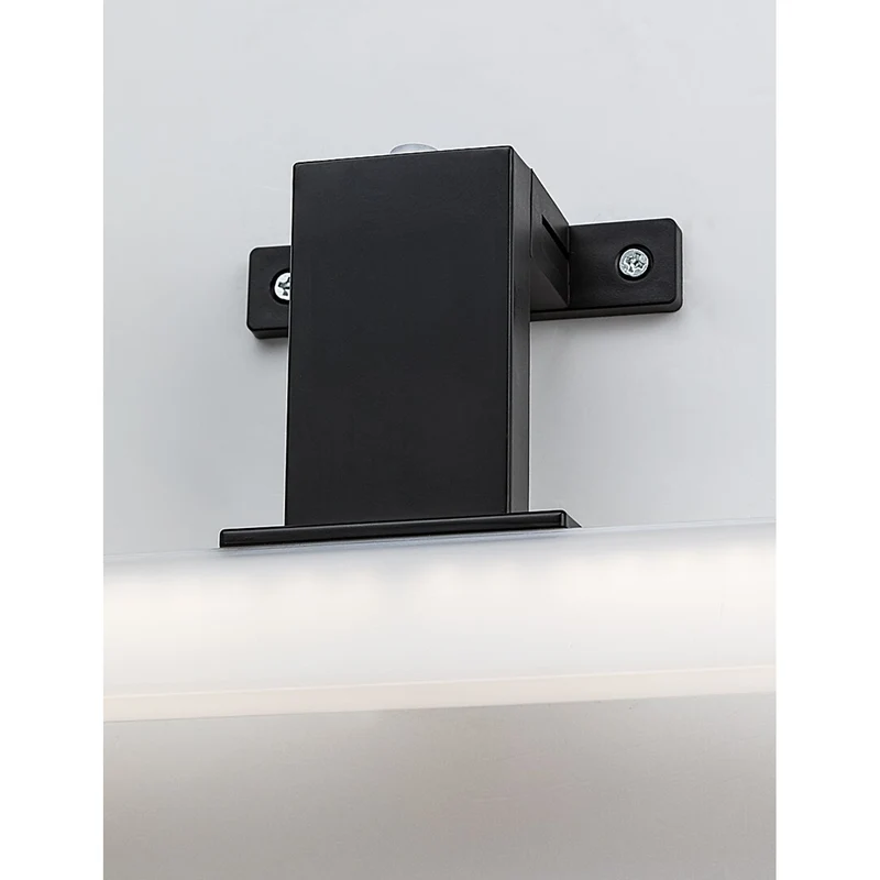 Rabalux bathroom lamp, power 9W, natural white 4000K, IP44. black, Oliro