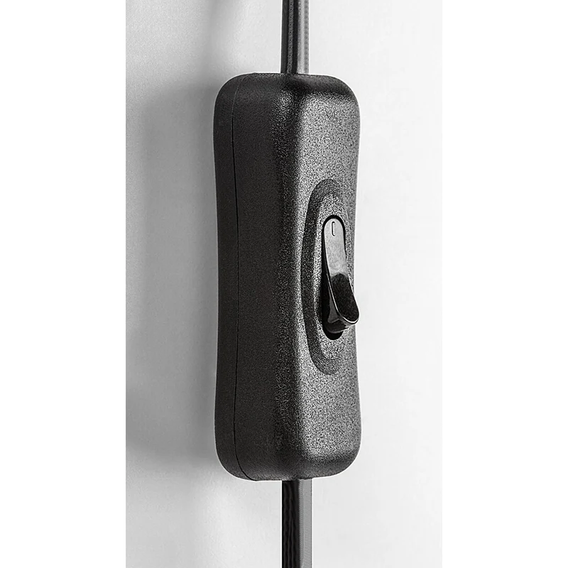 Rabalux wall lamp, spot, E14 bulb thread, IP20, black, Soma