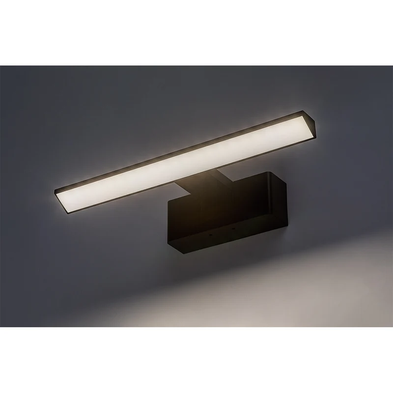 Rabalux bathroom lamp, 6W power, 4000K natural white, IP44. black, Loric