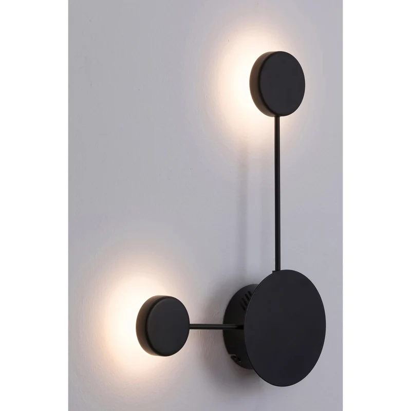 Amadeo 6258 LED Wall Lamp Metal 7W Light Black Industrial IP20