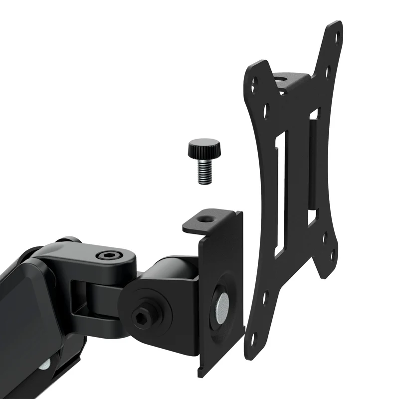 Maclean monitor mount, gas spring, 17"-32", 2-10kg, black, MC-135