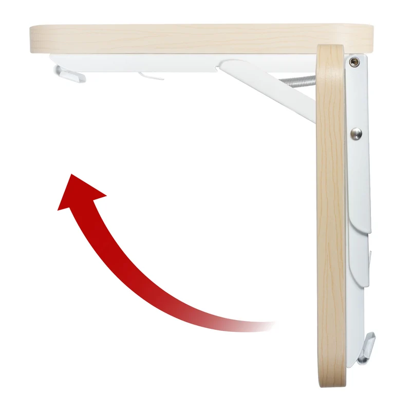 Maclean folding shelf/top, light wood color, 100x20 cm, max.50 kg, MC-129 WD