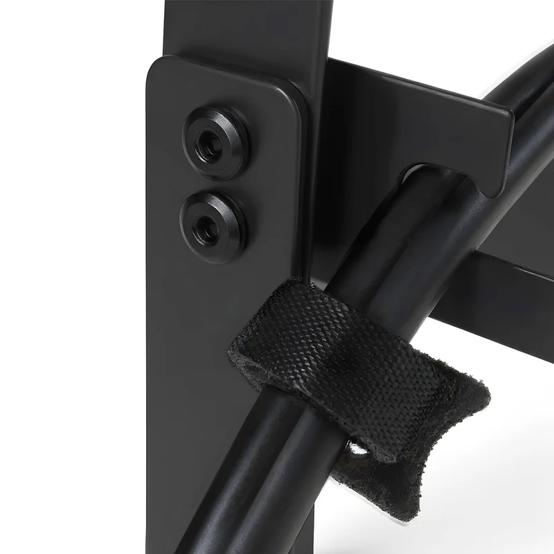 Maclean under-desk cable organizer, max load 5kg, 2 levels, black, MC-104 B