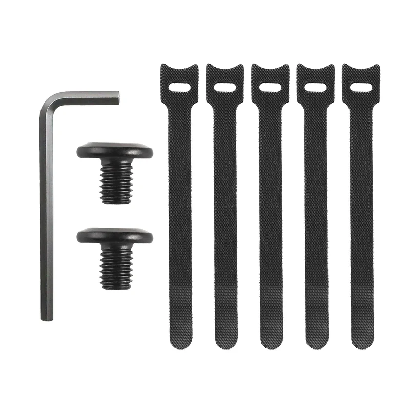 Maclean under-desk cable organizer, max load 5kg, black, MC-105 B