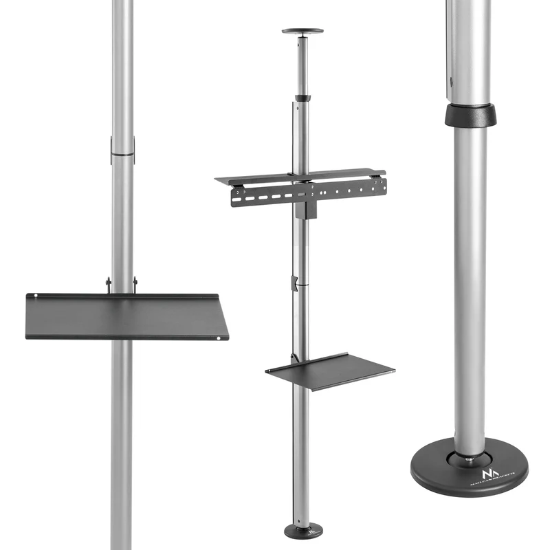 Maclean MC-791N Telescopic TV Bracket Ceiling & Floor Mount Universal Holde 37 "- 70" 30 kg QLED OLED LED LCD DVD