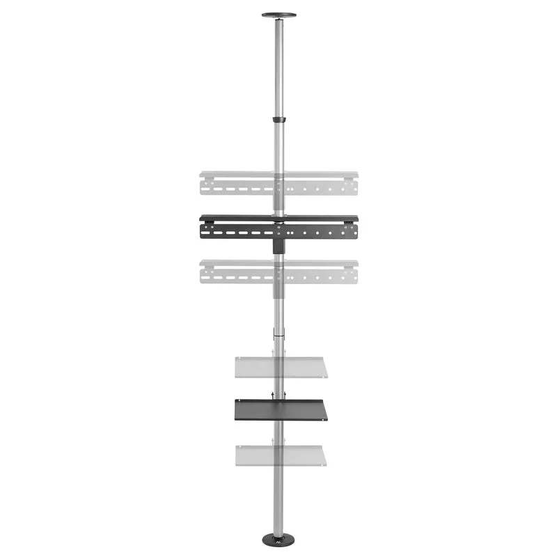Maclean MC-791N Telescopic TV Bracket Ceiling & Floor Mount Universal Holde 37 "- 70" 30 kg QLED OLED LED LCD DVD