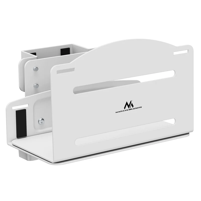 Maclean CPU computer mount, 122-212mm range, 10kg max load, white, MC-116 W
