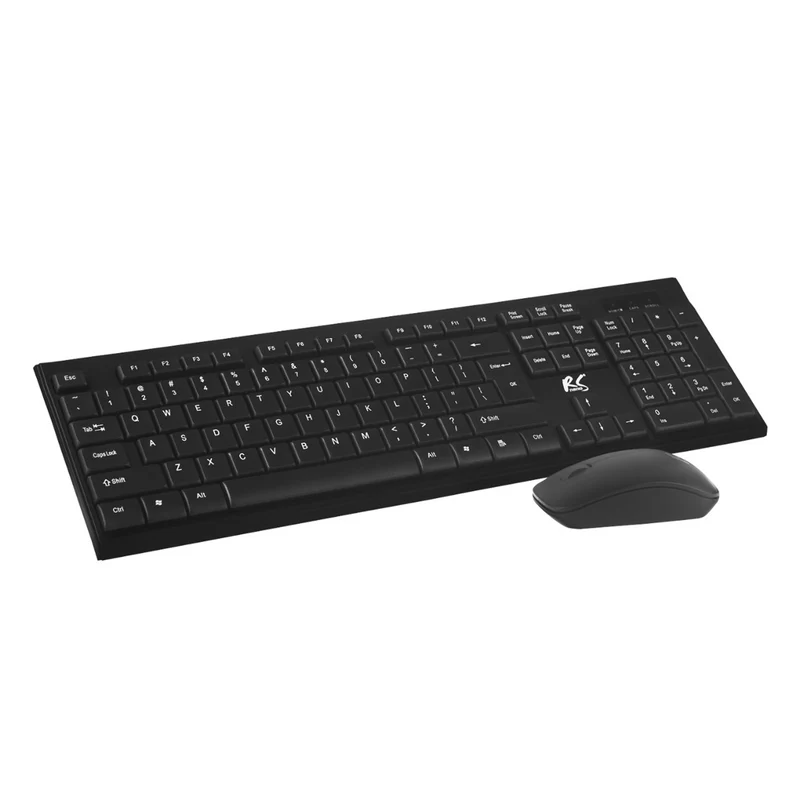 NanoRS Wireless Keyboard and Mouse Combo with Ergonomic Design – RS580 for Smooth and Efficient Use