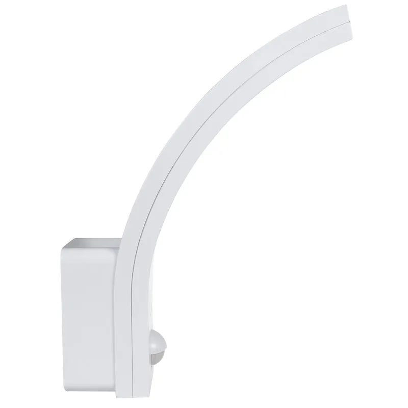 Maclean motion sensor LED lamp, PIR motion sensor, white, 10W, IP54, 750lm, neutral white (4000K) MCE244 W. 2 Pices
