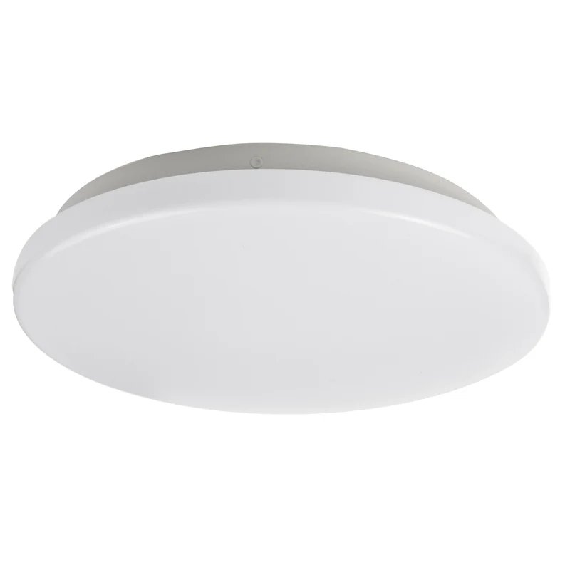 Maclean MCE347 ceiling LED sensor lamp. Equipped with a 5.8GHz microwave sensor, it emits a 4000K light with 12W power and 950lm brightness. With an IP44 rating, it ensures durability and reliability in various environments.