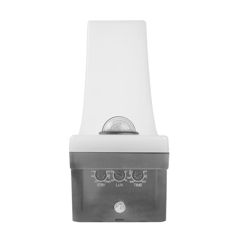 Maclean motion sensor LED lamp, PIR motion sensor, grey, 20W, IP65, 2000lm, neutral white (4000K) MCE512 GR, 2 pieces