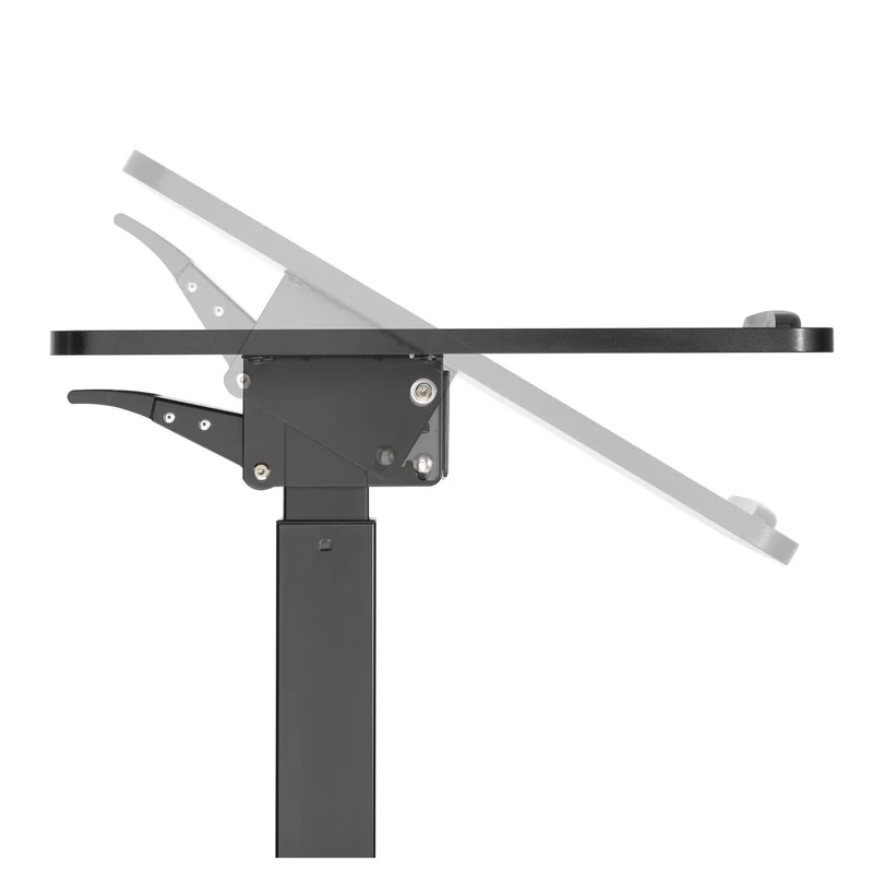 MacleanMC-892B Laptop Desk Stand Sit Height Adjustable Pedal Tiltable Universal Ergonomic Portable