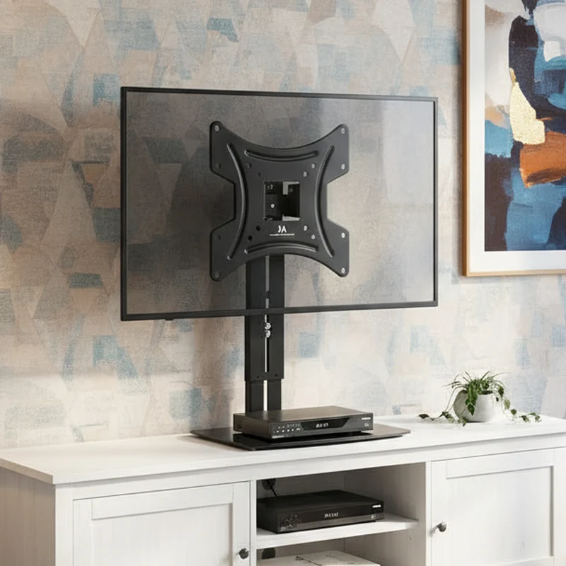 Wall mount for TV with Maclean shelf, max. 20 kg, max. VESA 200x200, for TVs 15-42", MC-451