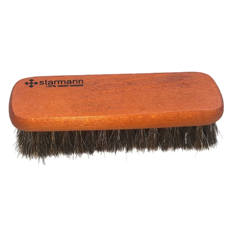 Starmann High-quality shoe brush, glossy, horsehair, LUX