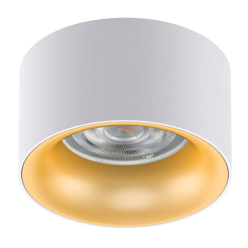 Spot Ceiling Luminaire Cover Round Tube LED Halogen Lamp Light IP20