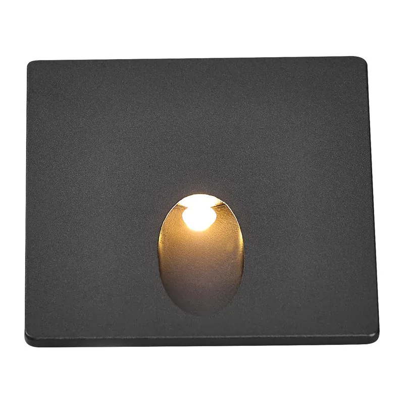 Rabalux stair light, LED 3W, warm white color, black color, Boven