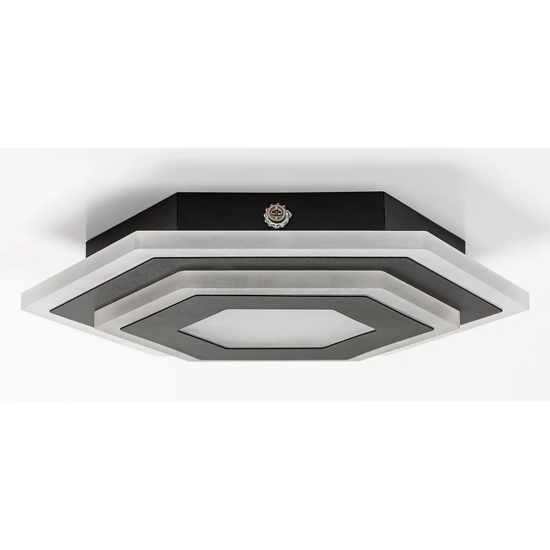 Rabalux Bitsi Hexagonal LED Lamp Ceiling Wall 23W Warm & Cold White Adjustable Fixture with Light Source Decorative Art Deco