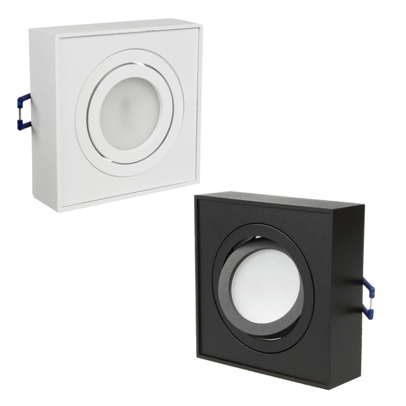 Maclean MCE464 W Ceiling Lighting Fixture Recessed Luminaire Installation Frame GU10 MR16 LED Halogen