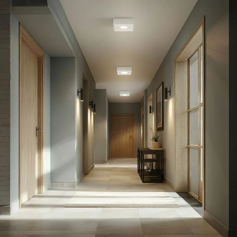 Maclean MCE464 W Ceiling Lighting Fixture Recessed Luminaire Installation Frame GU10 MR16 LED Halogen