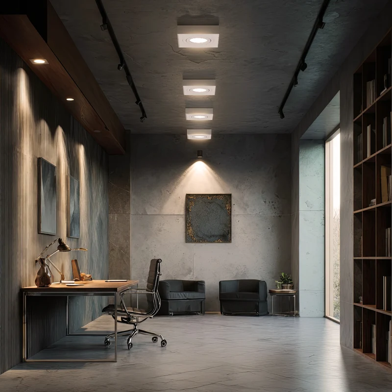 Maclean MCE464 W Ceiling Lighting Fixture Recessed Luminaire Installation Frame GU10 MR16 LED Halogen