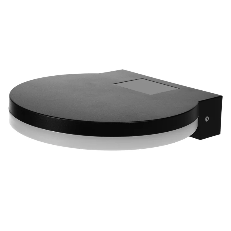 Maclean MCE346 B Wall LED Lamp 15W 1300lm Neutral White 4000K IP65 Round Indoor Outdoor Waterproof Black