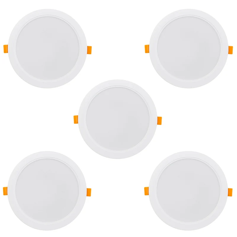 Maclean MCE372 R 5x LED ceiling panel, flush mounted SLIM, 18W, Neutral White 4000K, 170*26mm, 1900 lm