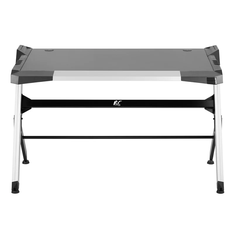 NanoRS RS150 Gaming Desk Computer PC Laptop Colorful LED RGB Lights Table Ergonomic Non Slip