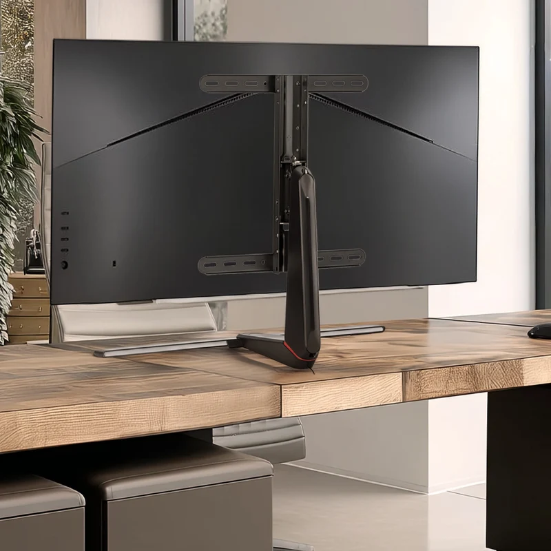 NanoRS Gaming Monitor Stand Screen Mount TV Mount Stand 32-55" RGB LED Lighting Height Adjustable Swivel Tilt max VESA 400x400, max 40kg