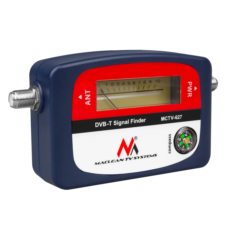 Mclean MCTV-627 DVB-T Satellite Finder with Cover F-F Cable