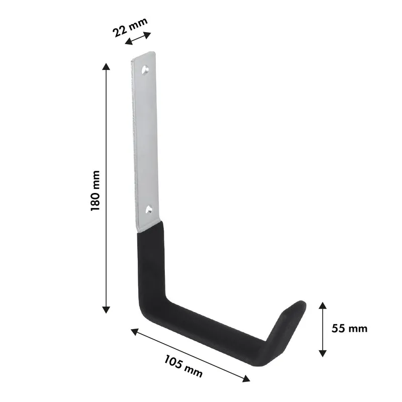 Maclean wall mount, for tires, wheels, ladder, bicycle, steel, max. load 10kg, MC-480, 2 pieces