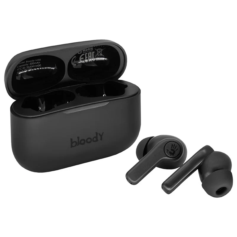 A4TECH Wireless Headphones, Bluetooth 5.0, BLOODY TWS M30 Black