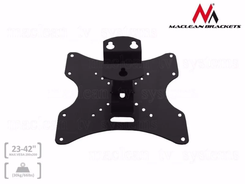 Maclean MC-501A TV Wall Bracket Mount 23'' - 50 " 30kg VESA Universal LED Plasma LCD Holder Adjustable