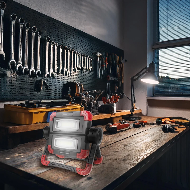 Maclean LED COB work lamp, 300 lm, 3 light modes, 4xAA power supply, color temp.6500K, MCE439