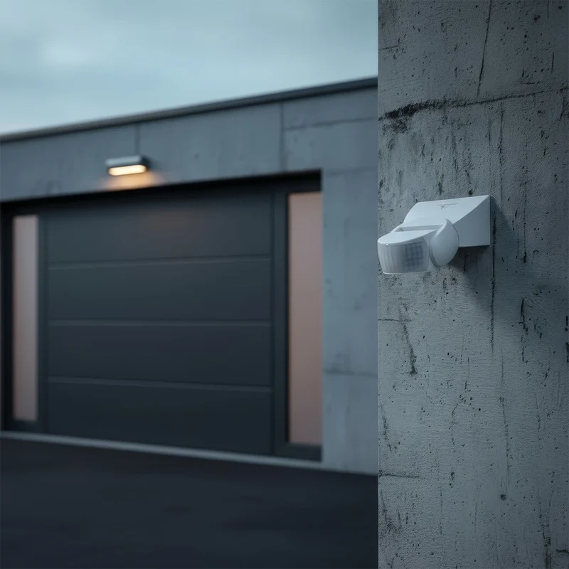 Maclean Energy MCE241 Infrared Motion Sensor with Remote Control IP65, max 800W (Incandescent), max 1200W (LED)