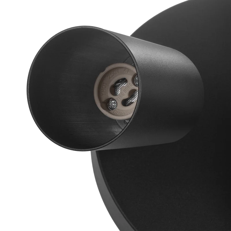 Maclean ceiling lamp, spot, movable, aluminum, 3xGU10, 55x100mm, matte black color, MCE362 B