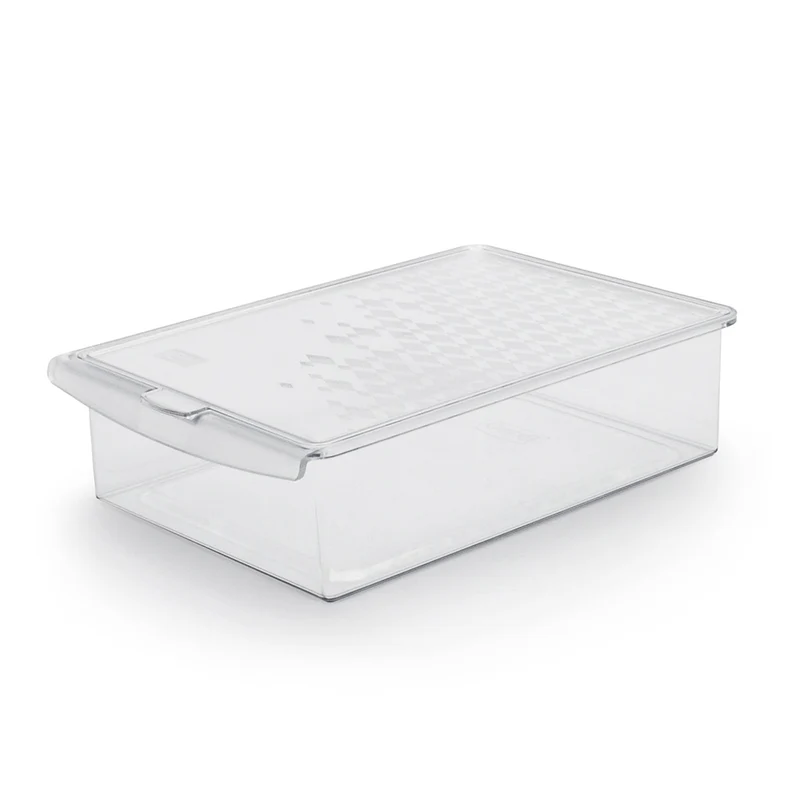 Food Storage Container with Lid Fridge Refrigerator Kitchen Fruits Vegetables